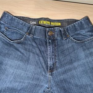 Lee Men's Dark Blue Relaxed Jeans